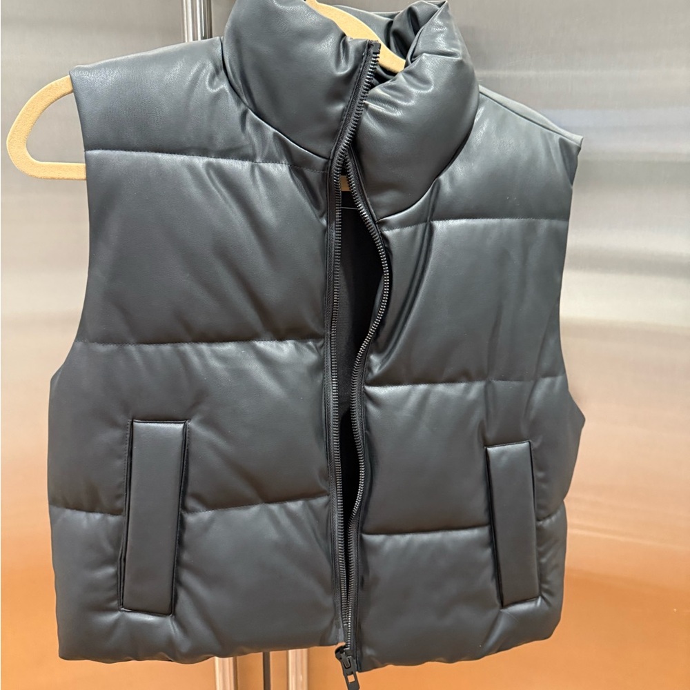 Black Puffer Vest